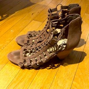 Vince Camuto strappy wedges